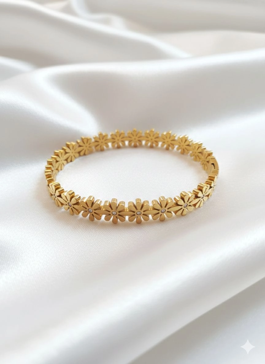 Flower bangle