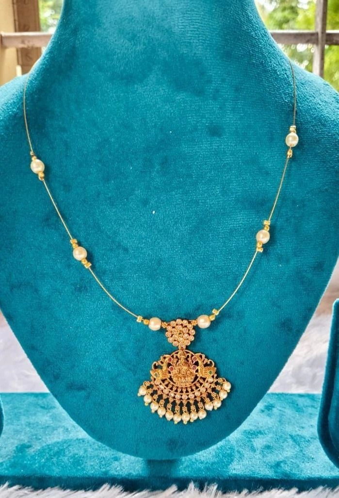 Temple jewellery inspired necklace